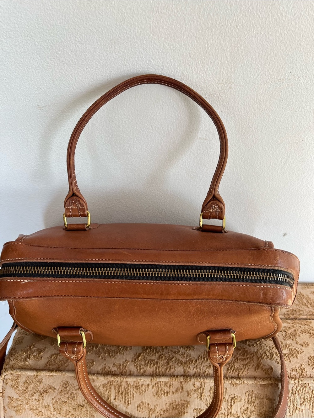 Vintage COACH Broadway Satchel 9891 British Tan Leather - Picture 4 of 10